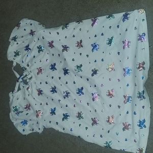 Unicorn shirt white wear once